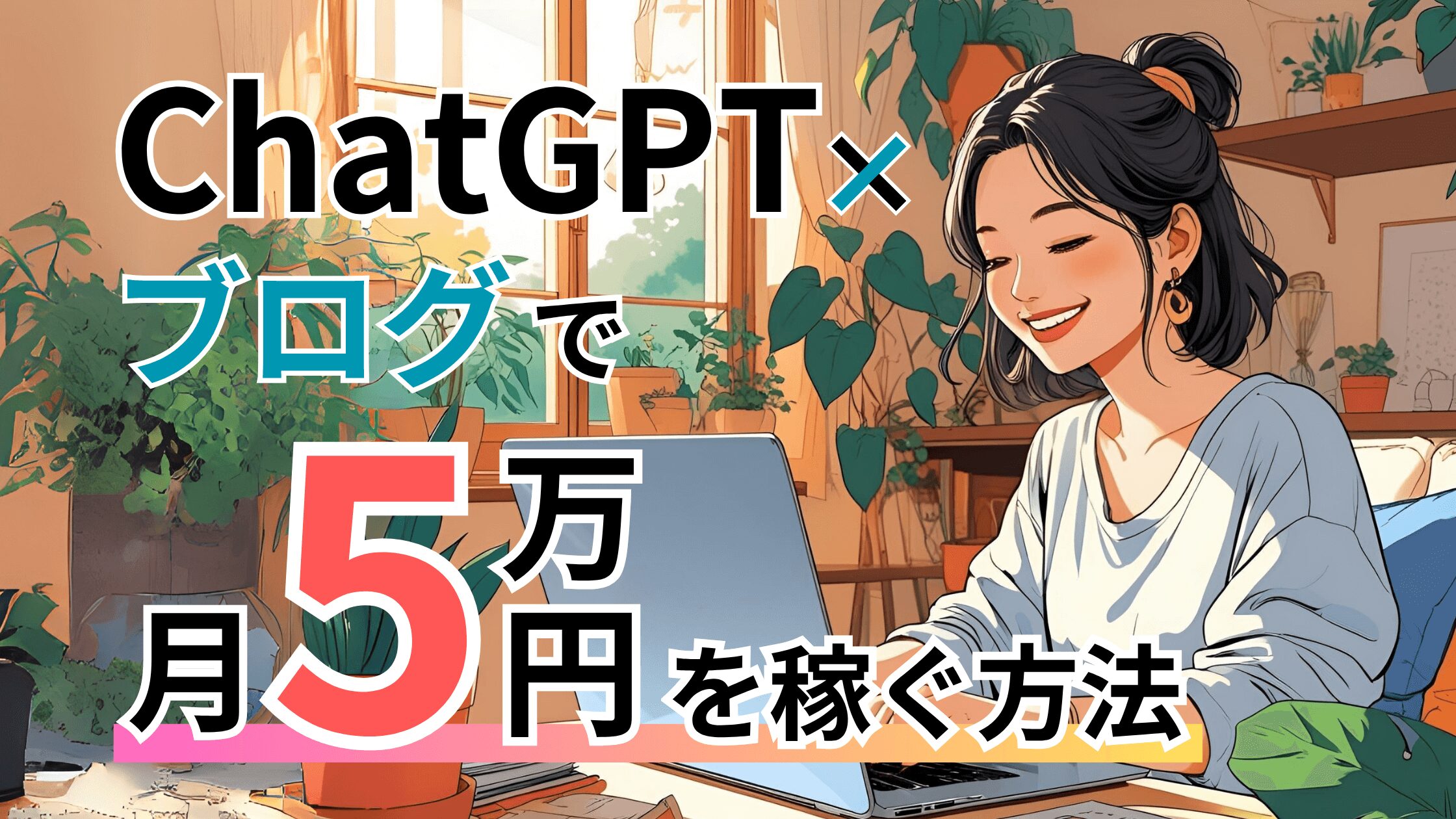 ChatGPT×ブログで月5万円を稼ぐ方法