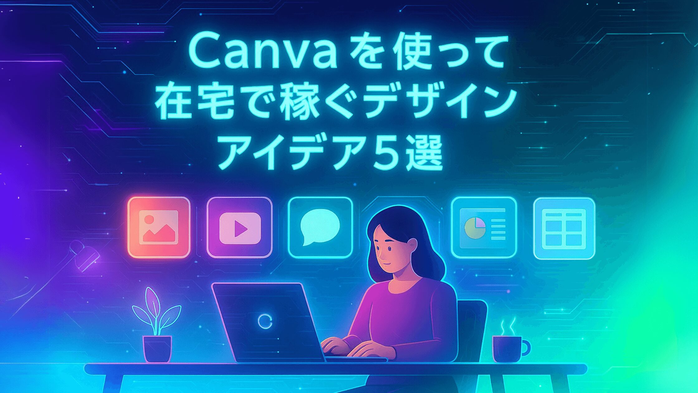 Canvaを使って在宅で稼ぐデザイン副業アイデア5選