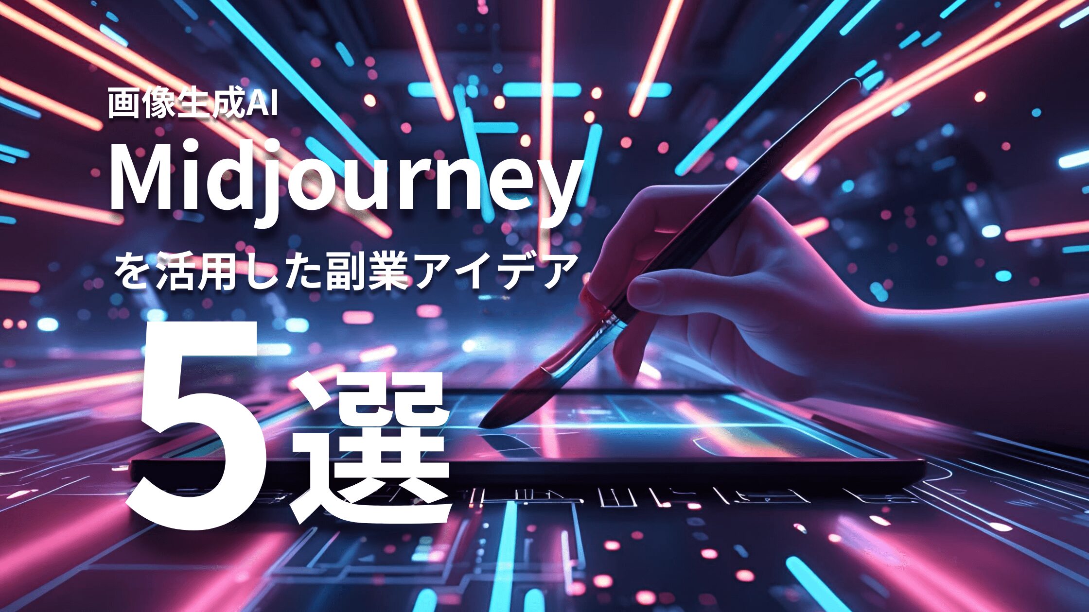 画像生成AI「Midjourney」を活用した副業アイデア5選