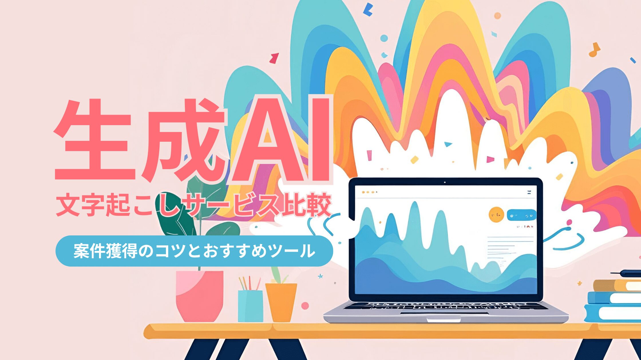 生成AI文字起こしサービス比較｜案件獲得のコツとおすすめツール